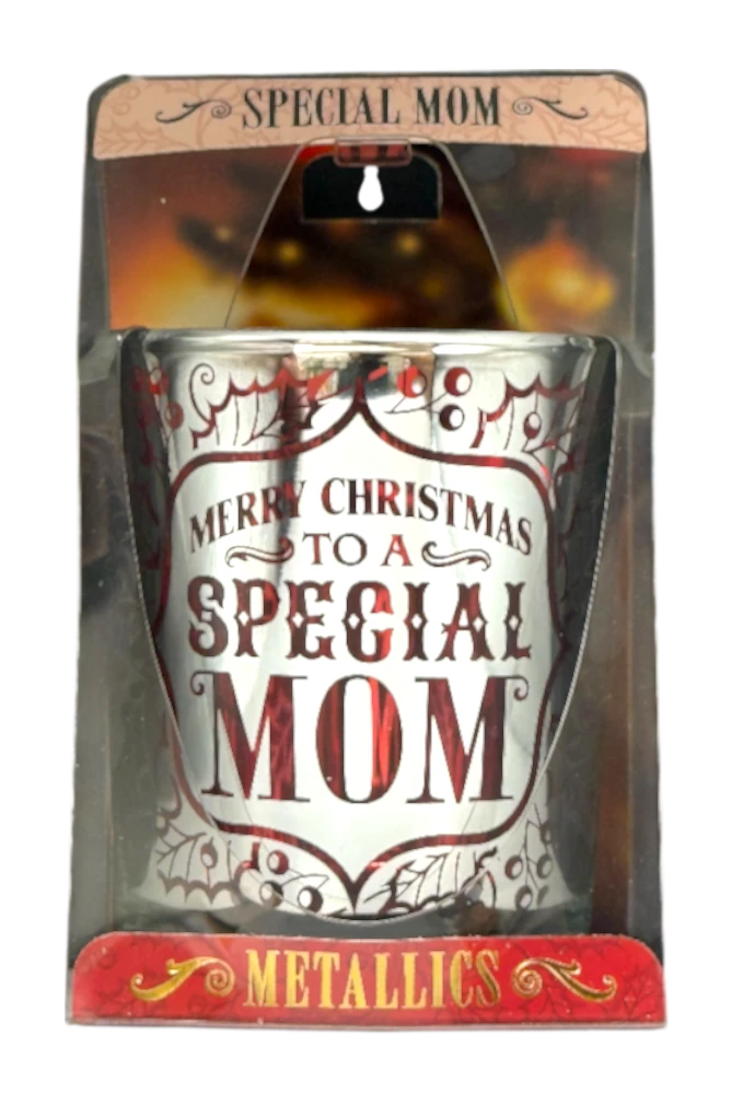 Metallic Candle Pots Special Mom