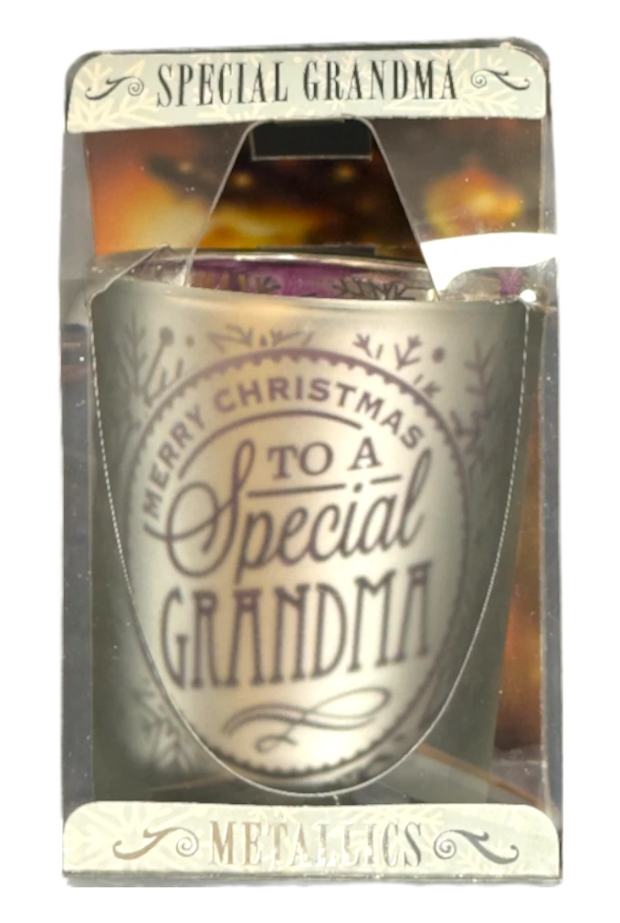 Metallic Candle Pots Special Grandma