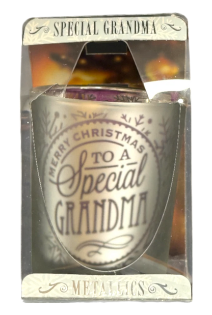 Metallic Candle Pots Special Grandma