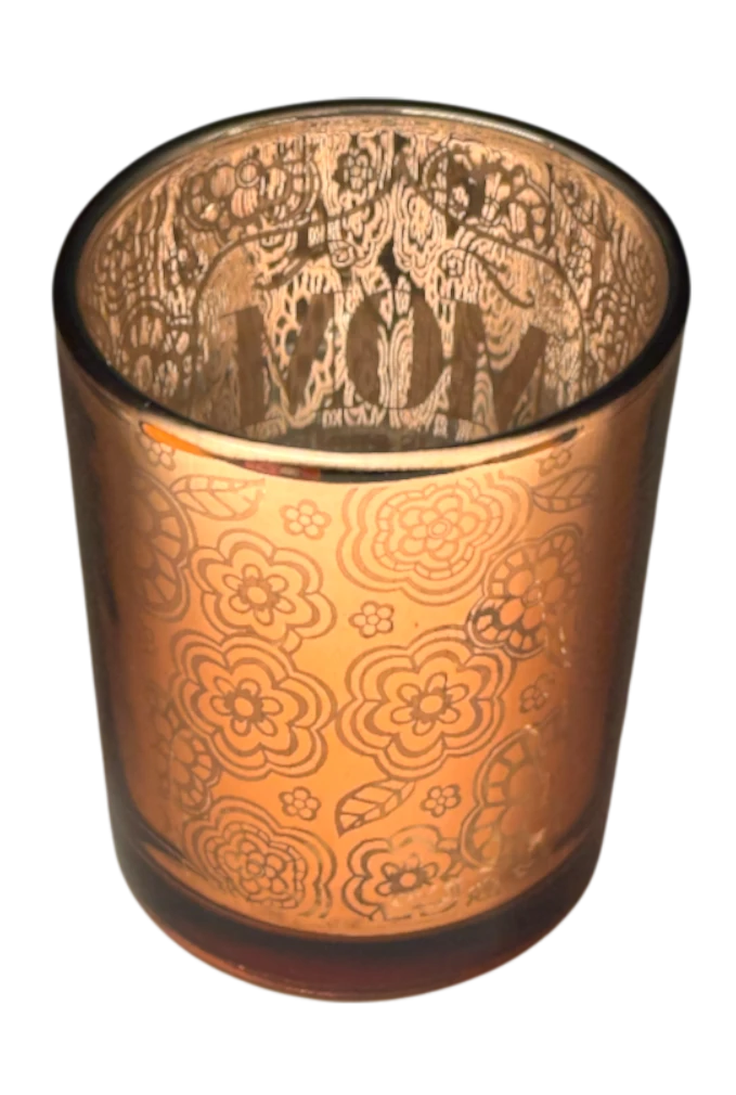 Metallic Candle Pots Mom