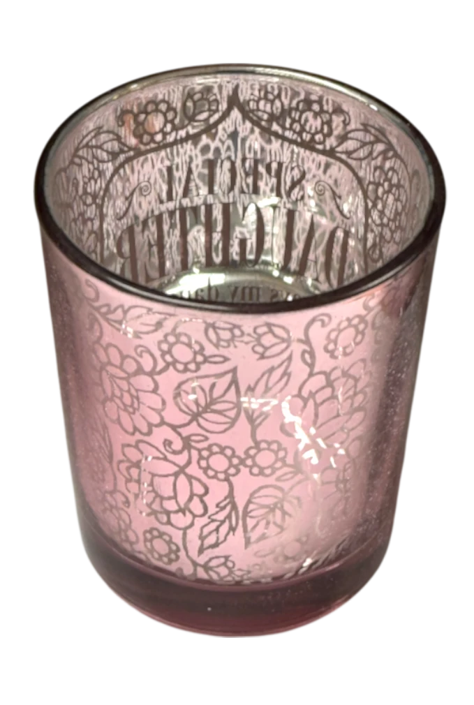 Metallic Candle Pots Special Daughter