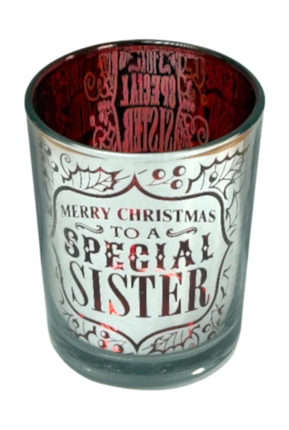 Metallic Candle Pots Special Sister