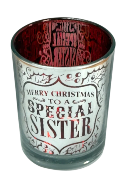 Metallic Candle Pots Special Sister