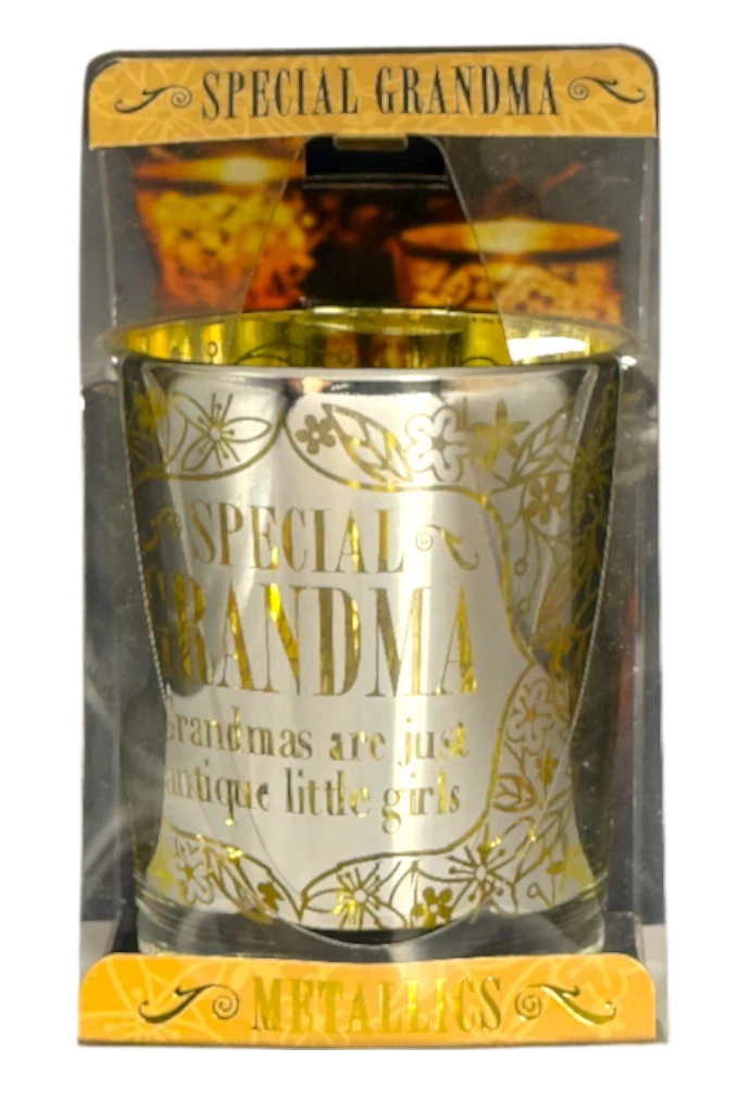 Metallic Candle Pots Special Grandma