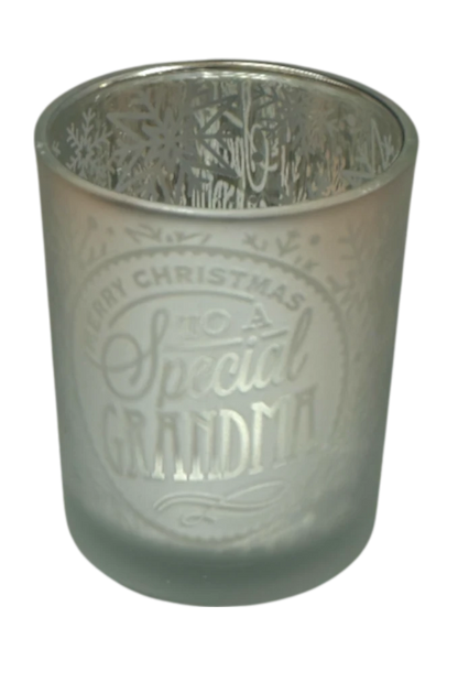 Metallic Candle Pots Special Grandma