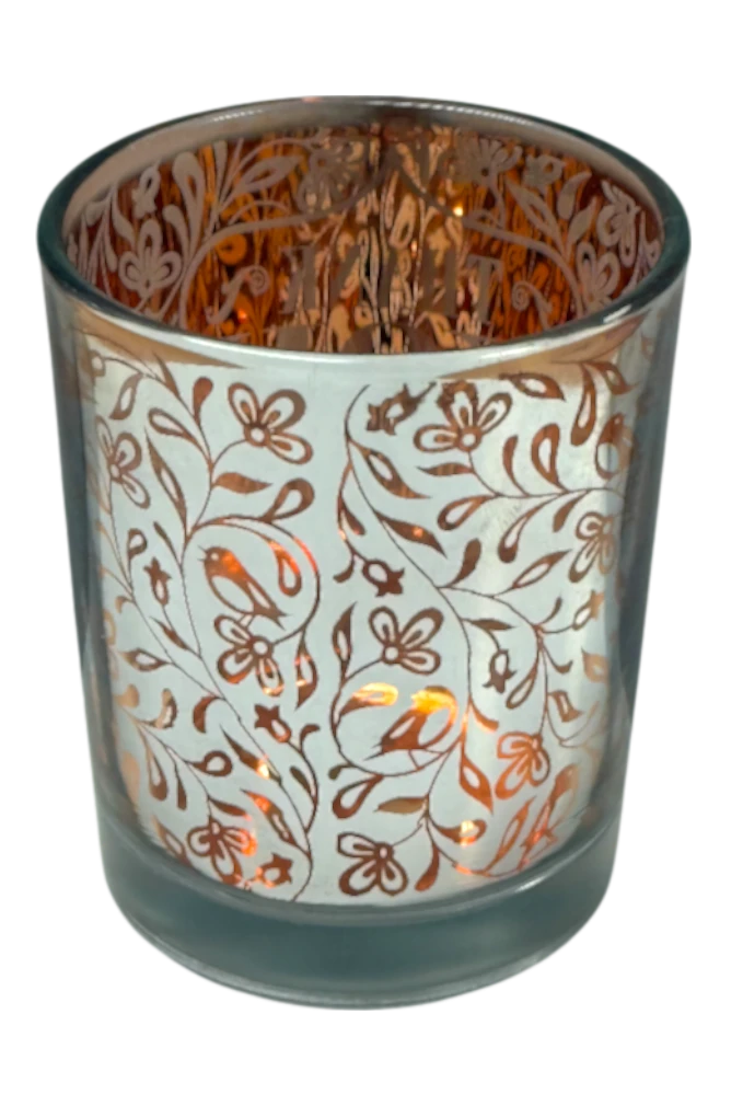 Metallic Candle Pots Thank You