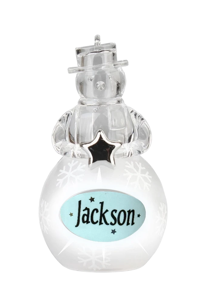 Christmas Snowman Ornament Jackson