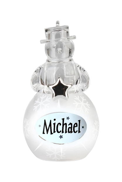 Christmas Snowman Ornament Michael