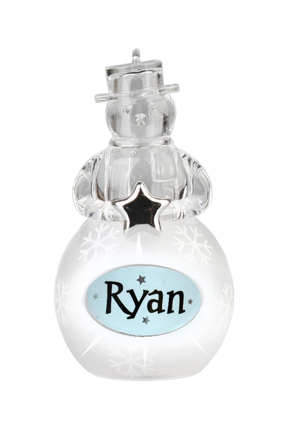 Christmas Snowman Ornament Ryan