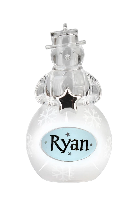 Christmas Snowman Ornament Ryan