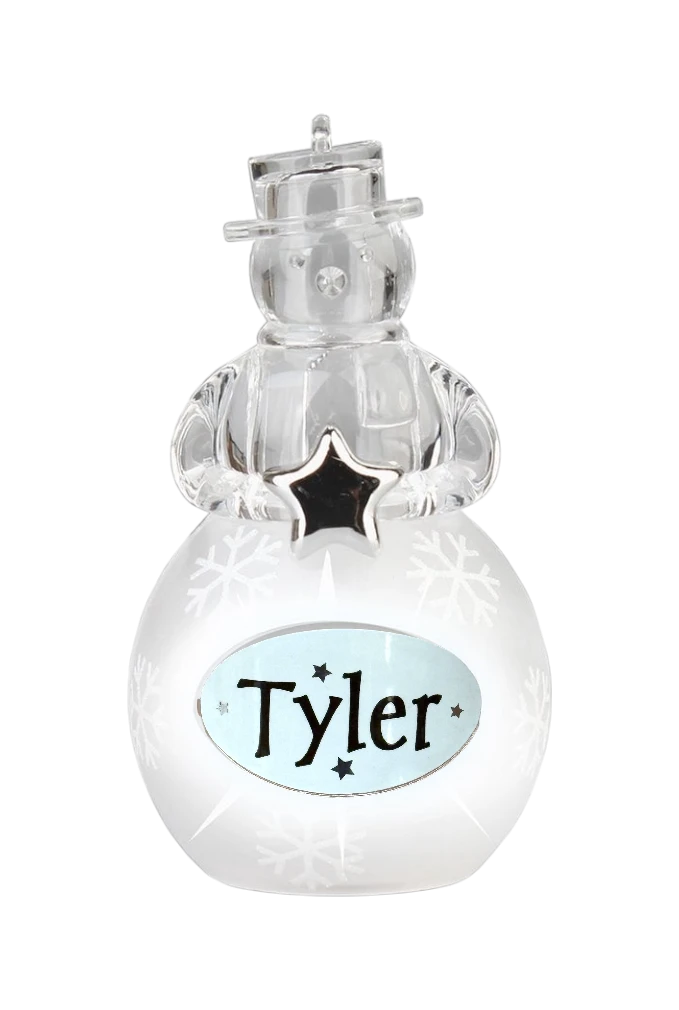 Christmas Snowman Ornament Tyler