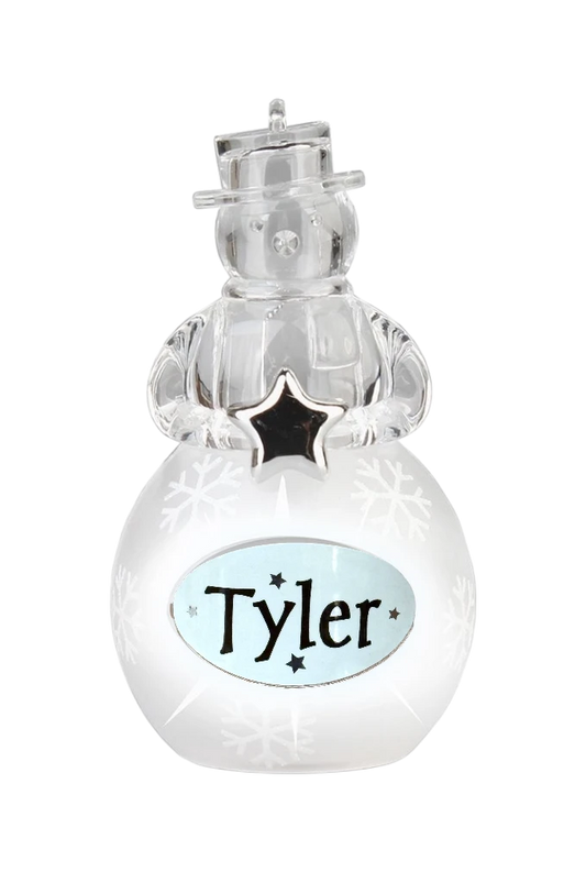 Christmas Snowman Ornament Tyler