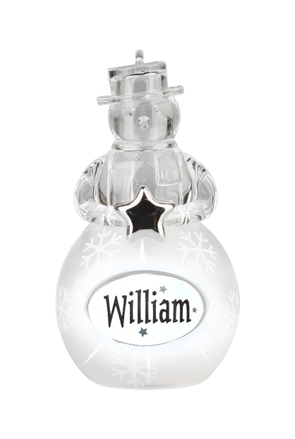 Christmas Snowman Ornament William