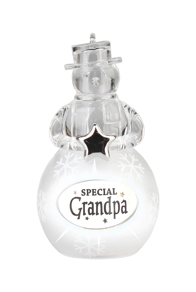 Christmas Snowman Ornament Special Grandpa