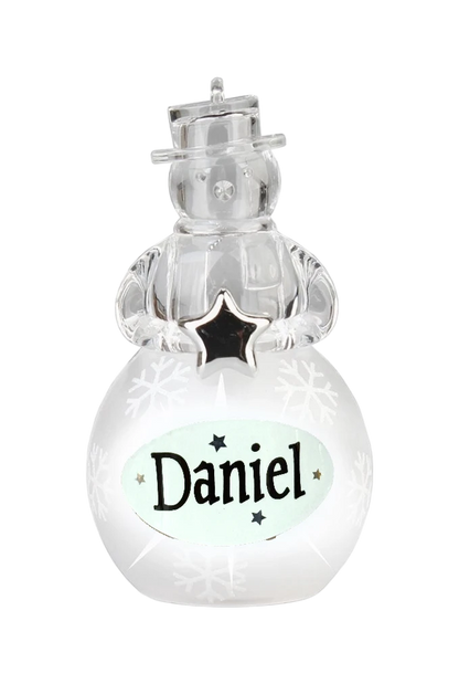 Christmas Snowman Ornament Daniel