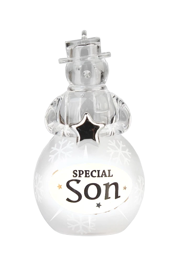 Christmas Snowman Ornament Special Son