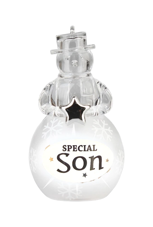 Christmas Snowman Ornament Special Son