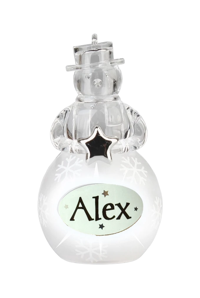 Christmas Snowman Ornament Alex