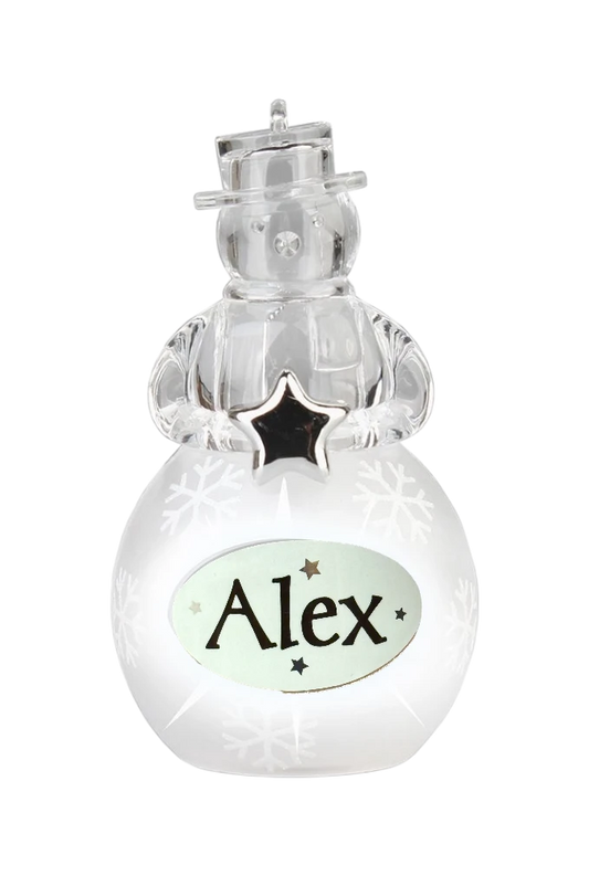 Christmas Snowman Ornament Alex
