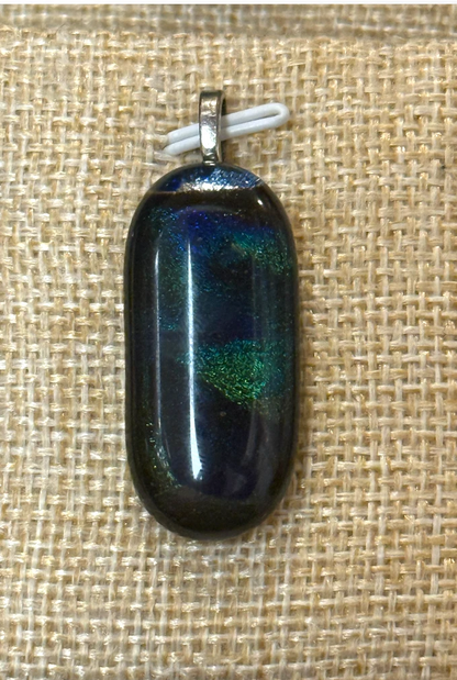 Handmade in Kamloops Glass Pendant