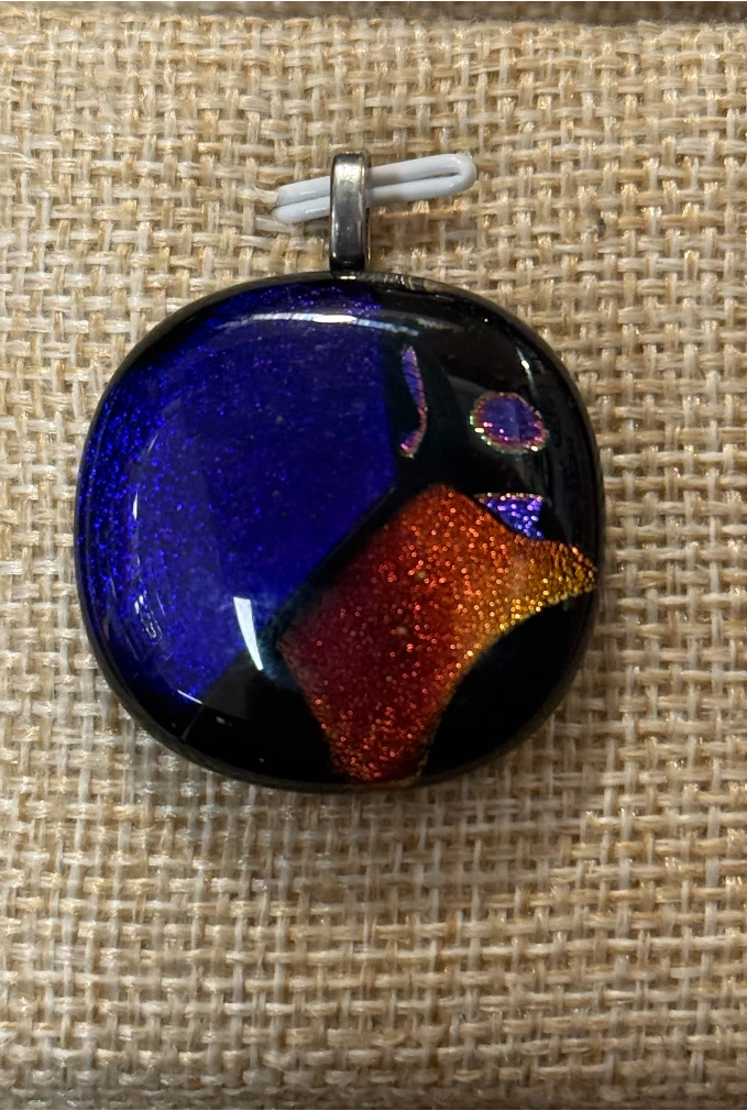 Handmade in Kamloops Glass Pendant
