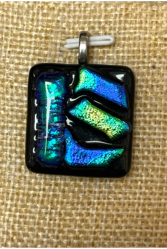 Handmade in Kamloops Glass Pendant