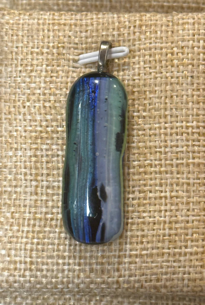 Handmade in Kamloops Glass Pendant