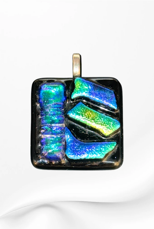 Handmade in Kamloops Glass Pendant