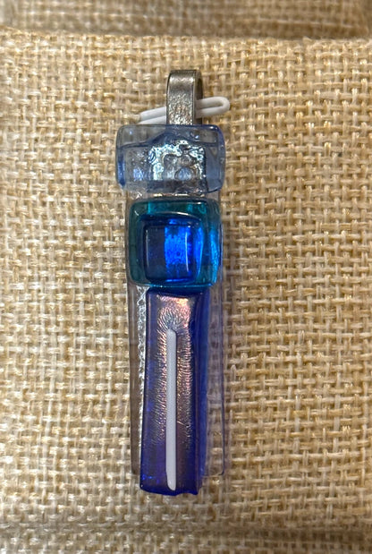 Handmade in Kamloops Glass Pendant