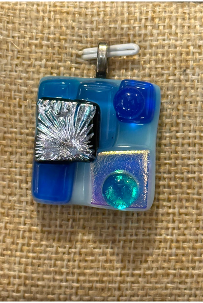 Handmade in Kamloops Glass Pendant