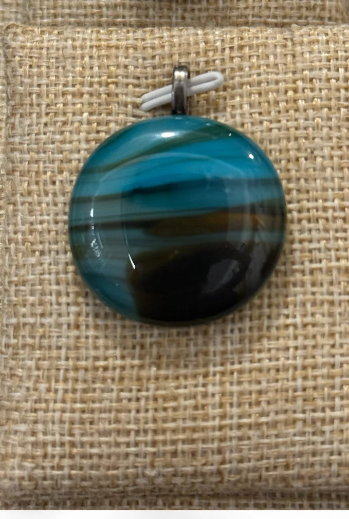 Handmade in Kamloops Glass Pendant