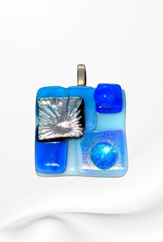 Handmade in Kamloops Glass Pendant