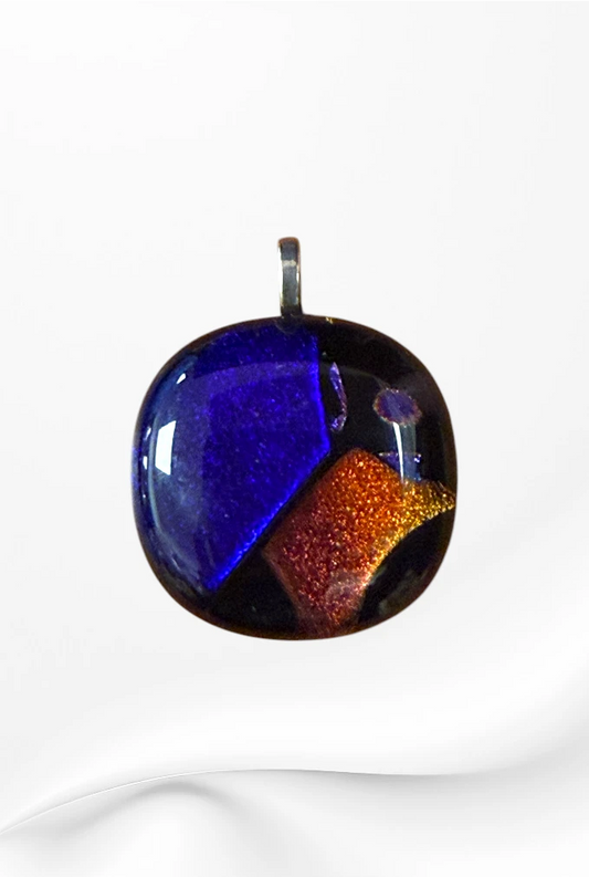 Handmade in Kamloops Glass Pendant