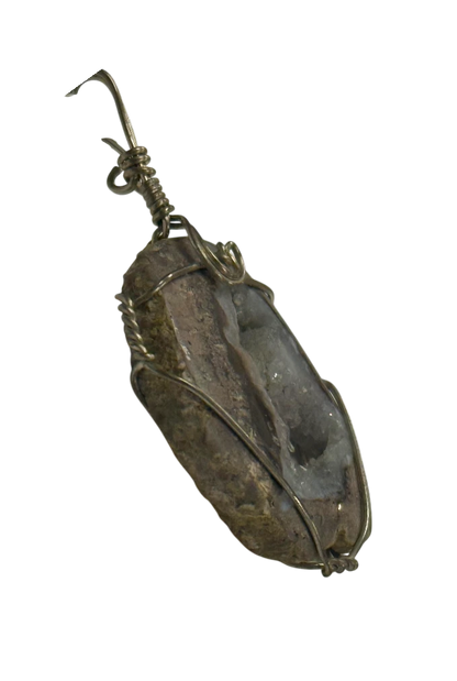 Handmade in Kamloops Pendant Mexican Geode