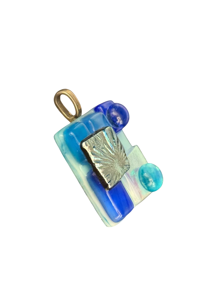Handmade in Kamloops Glass Pendant