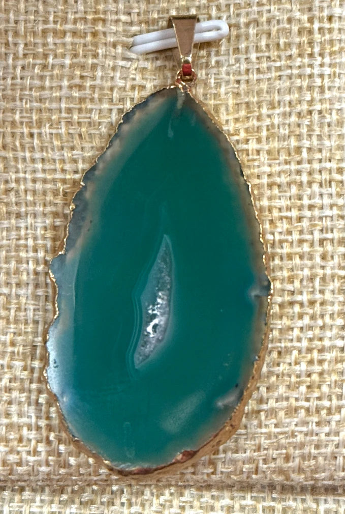 Handmade in Kamloops Pendant Agate