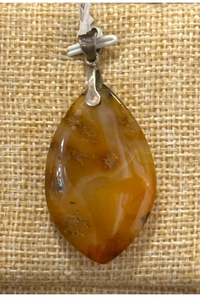 Handmade in Kamloops Pendant Agate