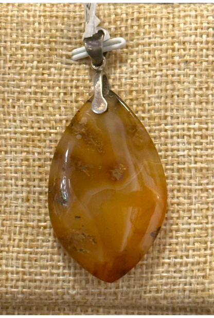 Handmade in Kamloops Pendant Agate