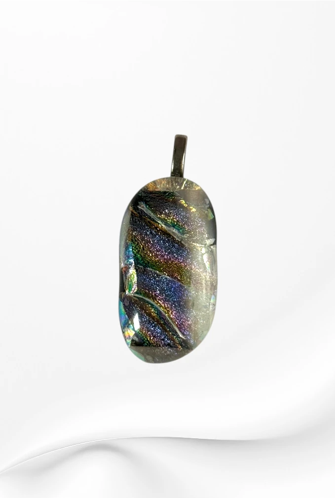 Handmade in Kamloops Glass Pendant