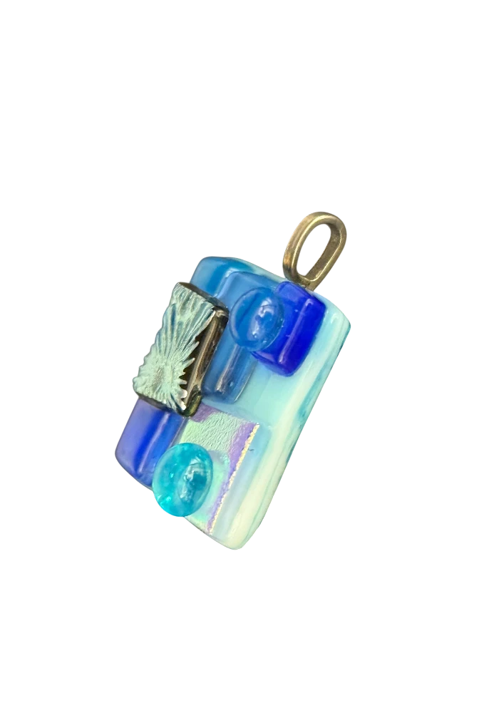 Handmade in Kamloops Glass Pendant