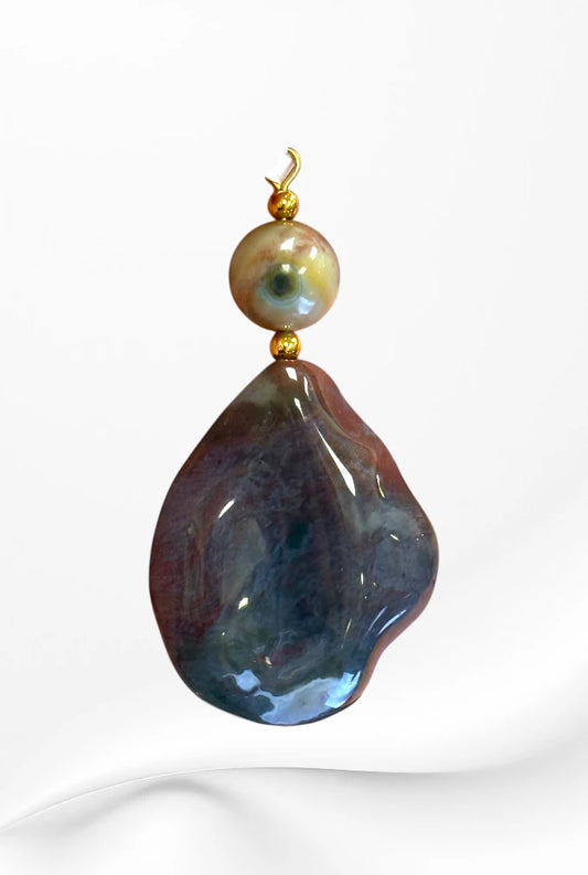 Handmade in Kamloops Pendant Jasper