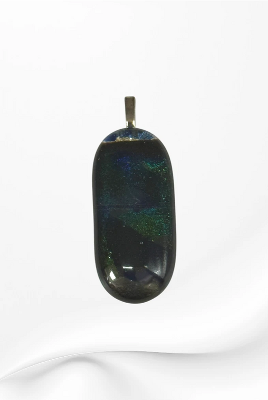 Handmade in Kamloops Glass Pendant