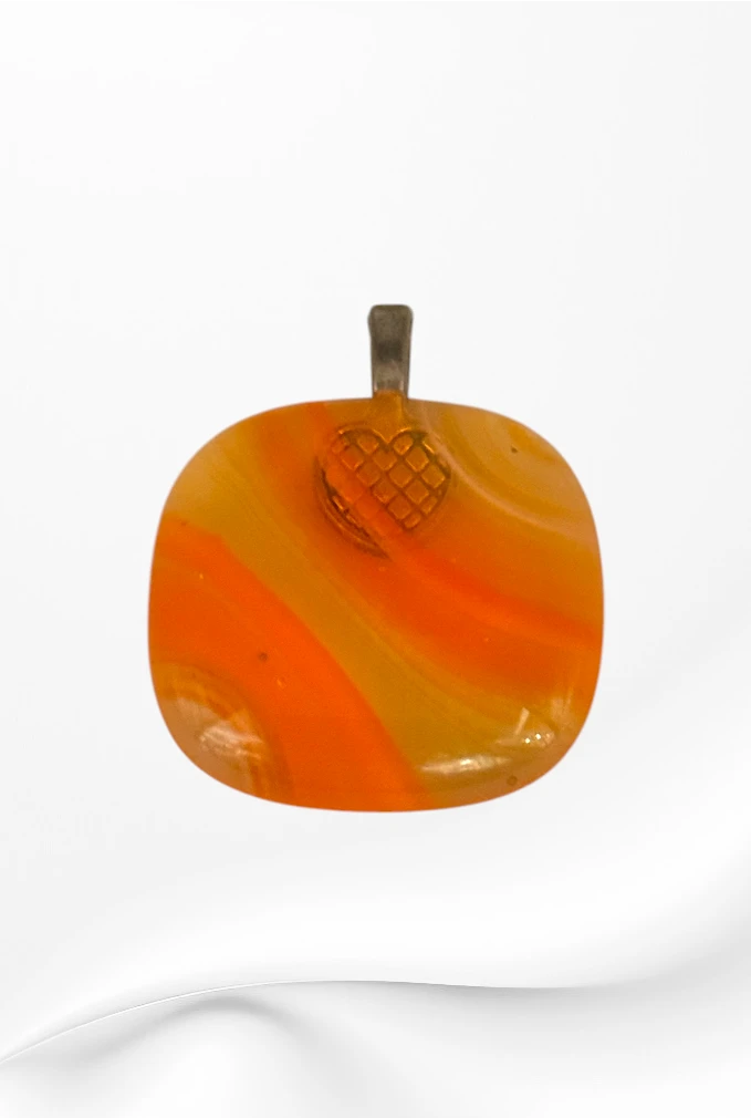Handmade in Kamloops Glass Pendant