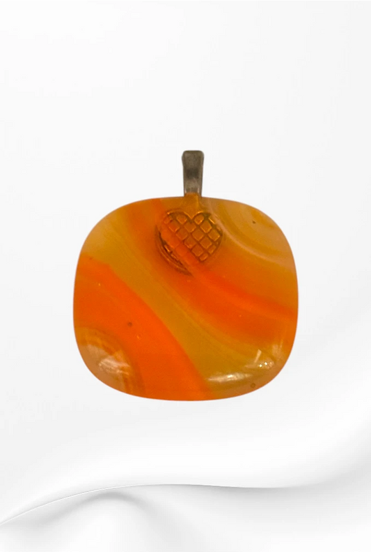 Handmade in Kamloops Glass Pendant