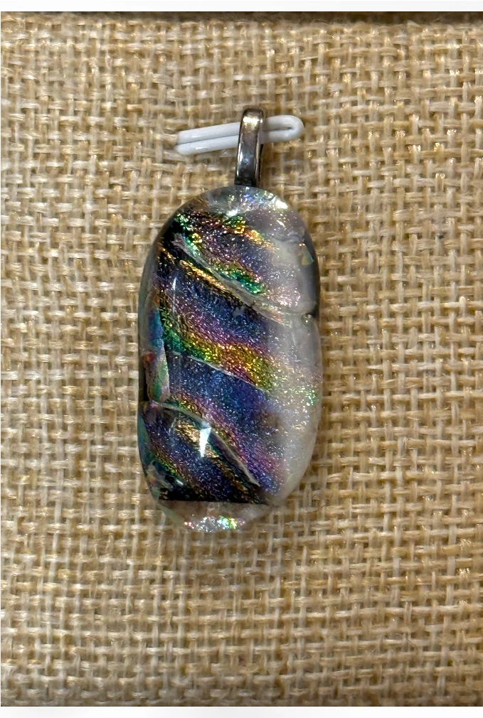 Handmade in Kamloops Glass Pendant