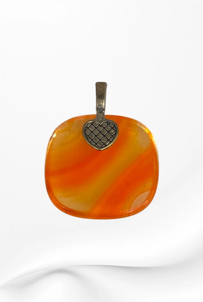 Handmade in Kamloops Glass Pendant