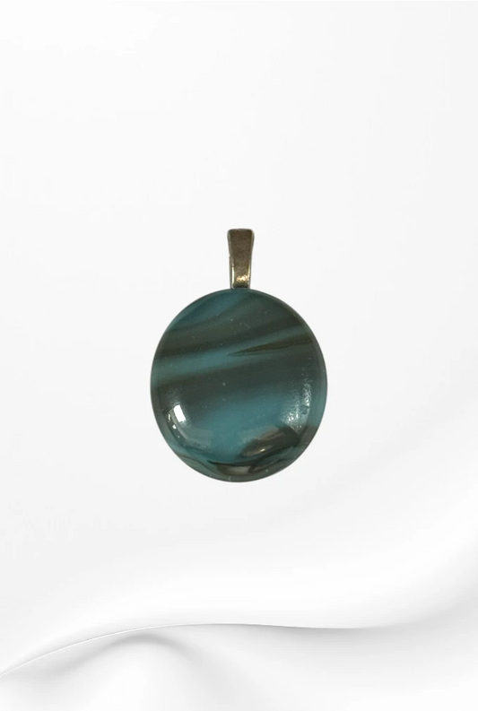 Handmade in Kamloops Glass Pendant