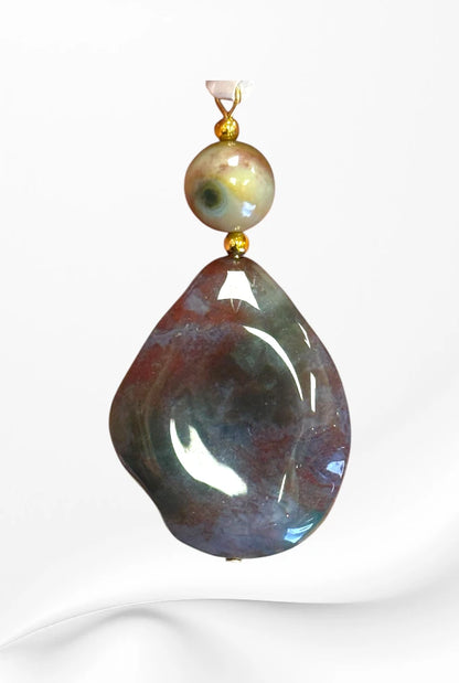 Handmade in Kamloops Pendant Jasper