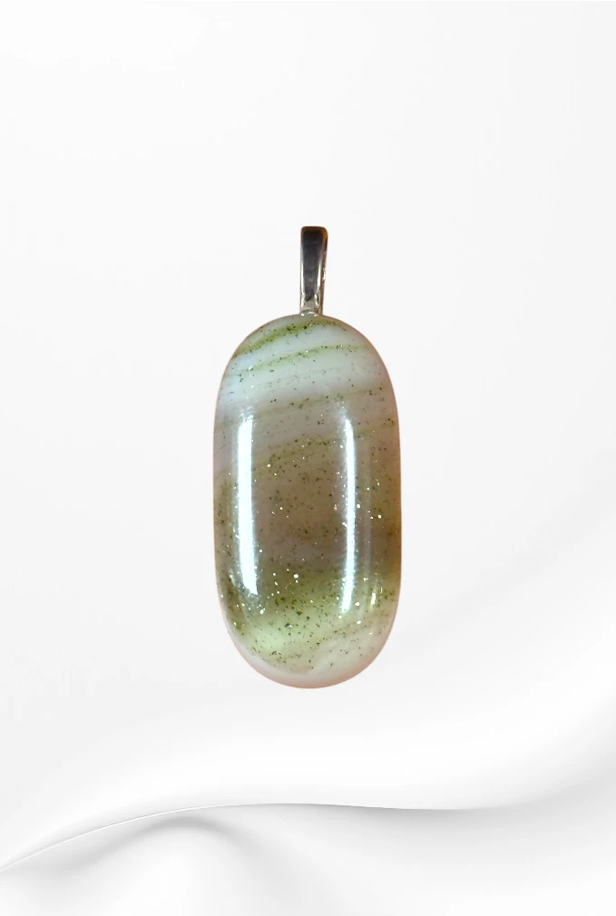 Handmade in Kamloops Glass Pendant