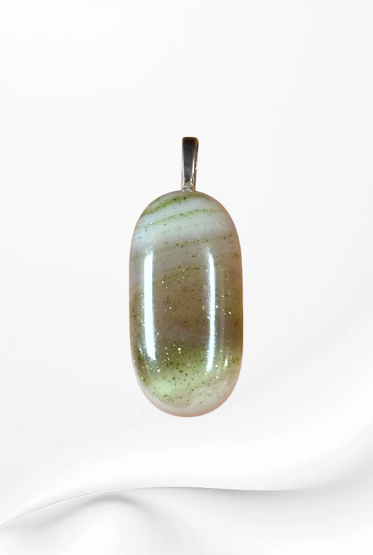 Handmade in Kamloops Glass Pendant